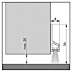 Solid Elements Türbodendichtung (Mit Bürste, Geeignet für: Haustüren)