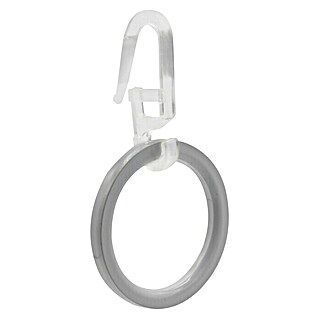 Expo Ambiente Ravni prsten za zavjese Jetran (Bijele boje, Prikladno za: Šipke za zavjese Ø 16/20 mm, 10 Kom.)