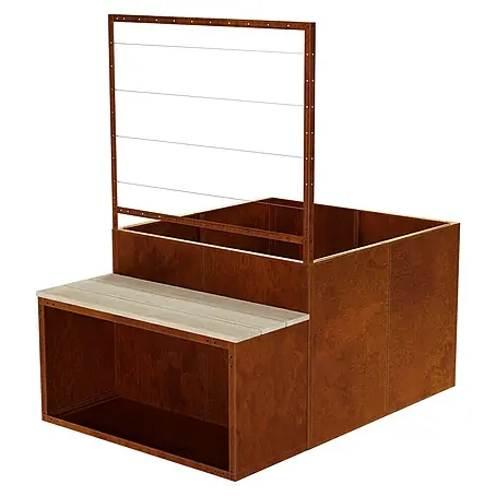 Palatino  Hochbeet Clarinette mit Sitzplatz