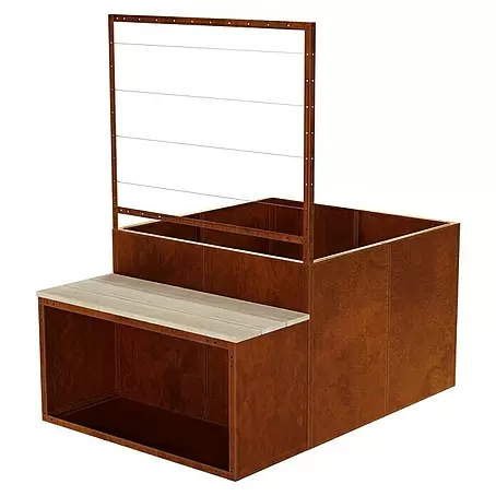 Palatino  Hochbeet Clarinette mit Sitzplatz