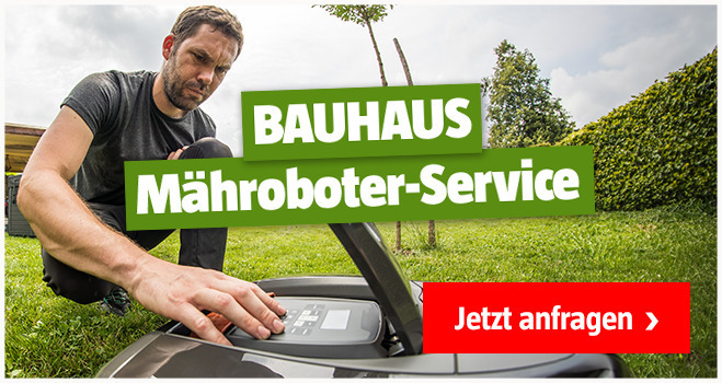 BAUHAUS Mähroboter Service