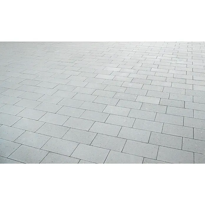 EHL Pflasterstein Cortona - Grau, 40 x 20 x 8 cm, Rechteckig - Graues Pflastersteinmuster, das eine robuste und dennoch ästhetisch ansprechende Oberfläche bietet. Ideal für Gehwege und Terrassen.