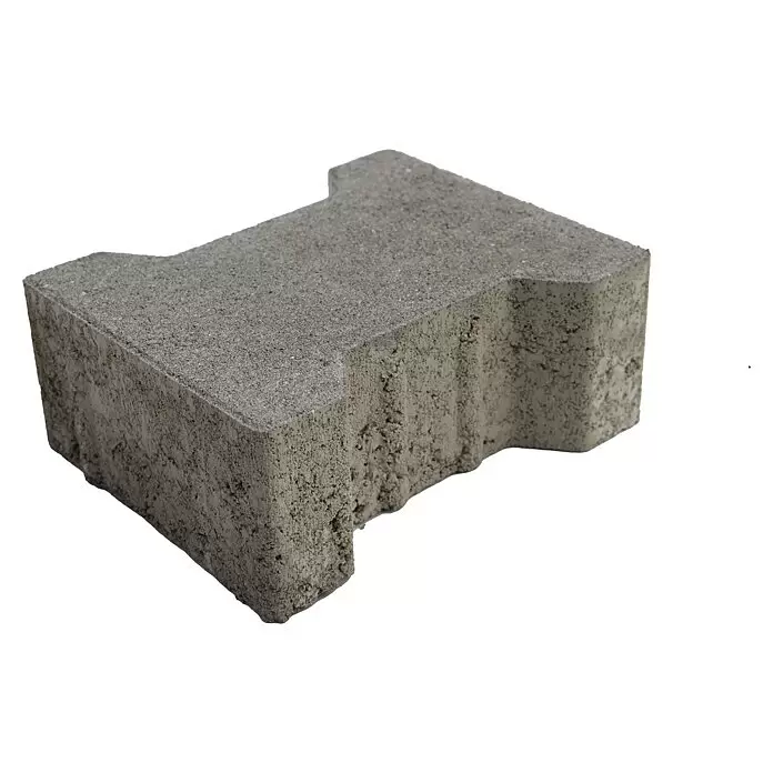 EHL Pflasterstein Doppel-T - Grau, 16,5 x 20 x 8 cm, Normalstein - Grauer Beton-Verbundpflasterstein.