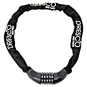 Dresco Brava za lanac sa šifrom  (Crna, Duljina: 90 cm) | BAUHAUS