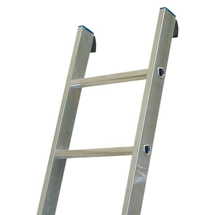 Krause Stabilo Stufen-Anlegeleiter (Arbeitshöhe: 3,15 m, Anzahl Tritte: 8 Stufen, Tiefe Stufen: 80 mm, Aluminium)