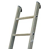 Krause Stabilo Stufen-Anlegeleiter (Arbeitshöhe: 3,15 m, Anzahl Tritte: 8 Stufen, Tiefe Stufen: 80 mm, Aluminium)