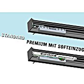 Diamond Doors Zubehör-Set Linea 40 Premium (100 x 40 mm, Passend für: Diamond Doors Glasschiebetür-Beschlag Linea 40 Premium) | BAUHAUS