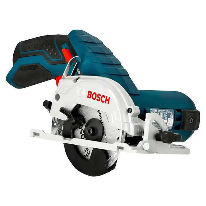 Bosch Professional Akku-Handkreissäge GKS 12V-26 - 12 V, Li-Ionen, Ohne Akku, Sägeblatt: 85 mm, 1.400 U/min - Bosch Akku-Kreissäge GKS 12V-26 Professional: Kompakte und handliche Säge für präzise Schnitte in Holz und anderen Materialien.