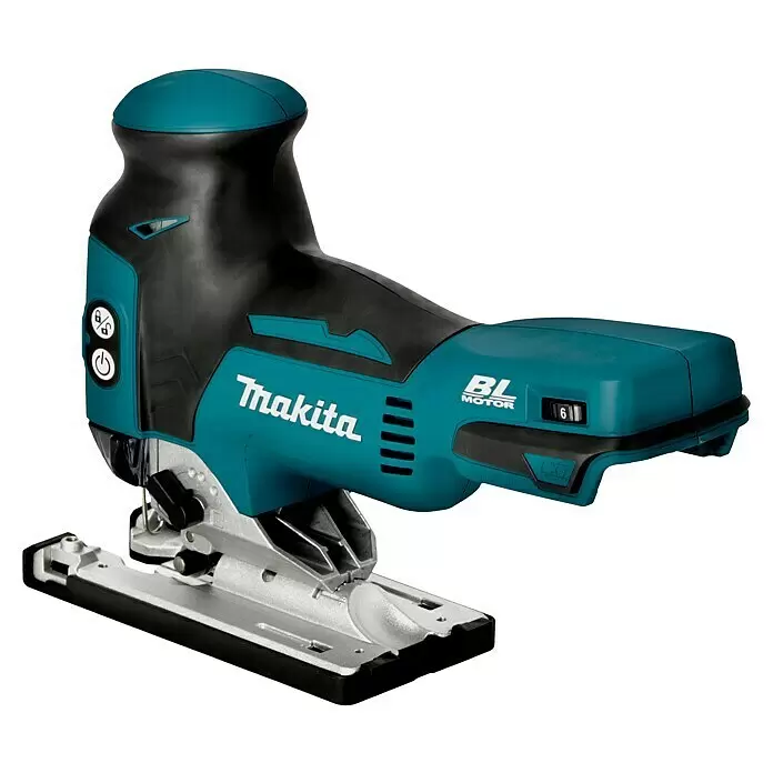 Makita LXT 18V Sierra de calar a batería con acción pendular DJV181Z - 18 V, Iones de litio, Sin batería, 800 /min - 3.500 /min - Sierra de calar Makita a batería en azul y negro con motor BL.