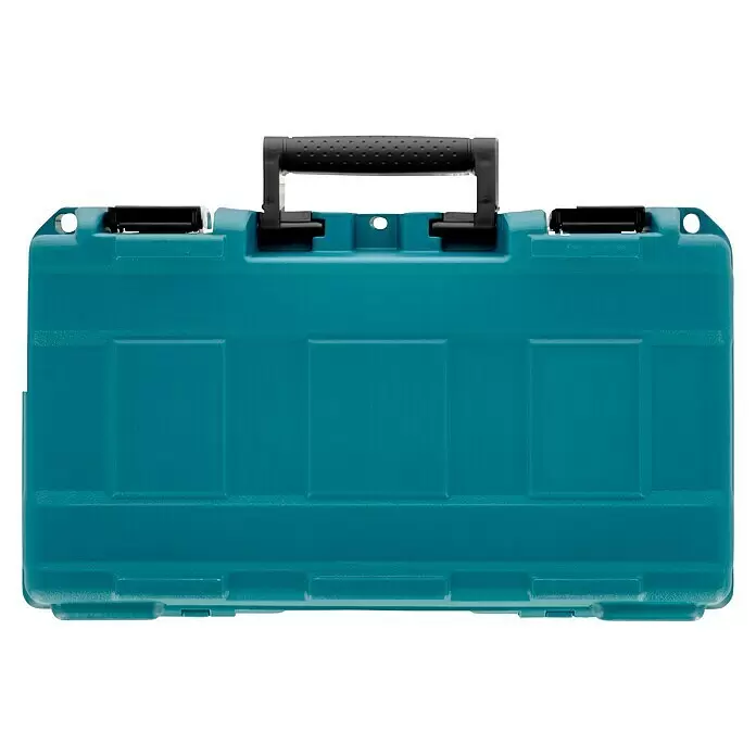 Makita LXT 18V Sierra de sable de batería DJR186ZK - 18 V, Sin batería, Número de carreras marcha en vacío: 0 /min - 2.800 /min - Caja de herramientas de plástico duro azul turquesa con asa negra y cierres seguros, para almacenamiento robusto.