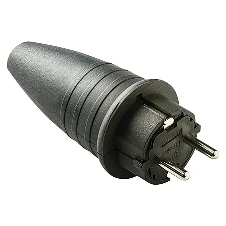 Famatel  Clavija de goma 2 P+TT