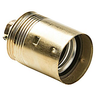 Famatel Casquillo para lámparas 303 (E27, Oro, Metal)