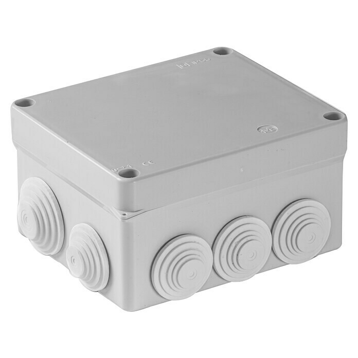 Famatel Caja de superficie para estancias con humedad (L x An x Al: 16 x 13,5 x 8,3 cm, En pared, IP55)