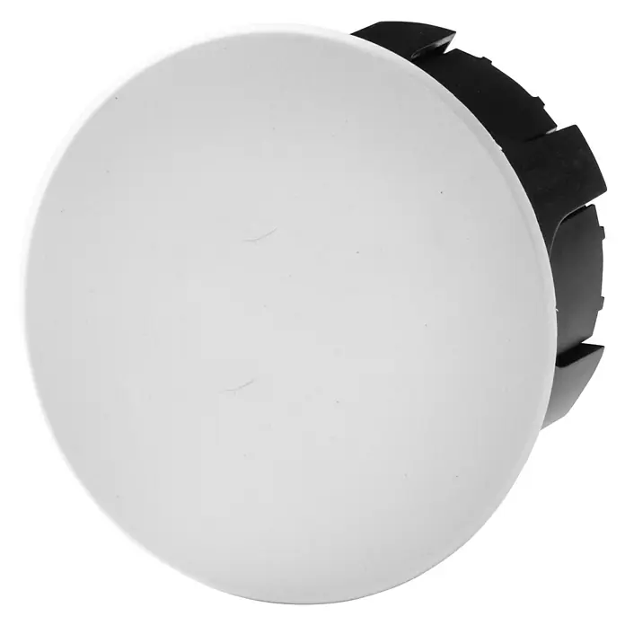 Famatel Caja de empotrar con garra - 10 cm x 50 mm, Con tapa, Blanco, 1 ud. - Tapón de combustible blanco para una cubierta limpia y elegante del tanque. Ideal para vehículos y equipos.