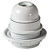Famatel Casquillo para lámparas 166 (E27, Blanco, Plástico, Ø x Al: 5,5 x 4 cm)