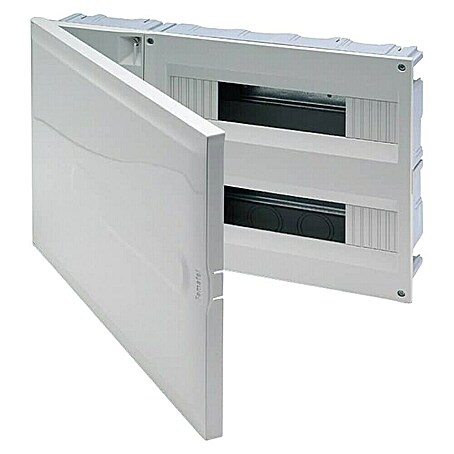 Famatel Cuadro eléctrico empotrado 3324-P 40+28 elementos (Número de hileras: 2 ud., 42,5 x 27 cm, Blanco)