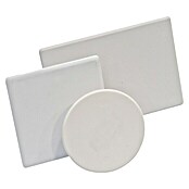 Famatel Tapa para caja de empotrar redonda (Diámetro: 10 cm, Blanco, Inserción)