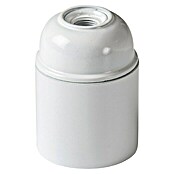 Famatel Casquillo para lámparas 161 (E27, Blanco, Plástico)