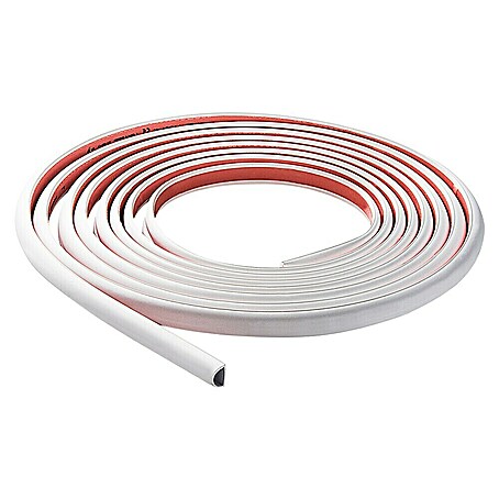 Famatel Canaleta mini flexible autoadhesiva easylife (L x An x Al: 1 x 1 x 1 cm, Blanco)