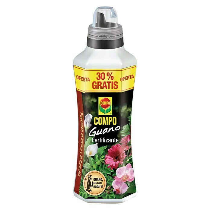 Compo Fertilizante para jardín Guano líquido (1,3 l)