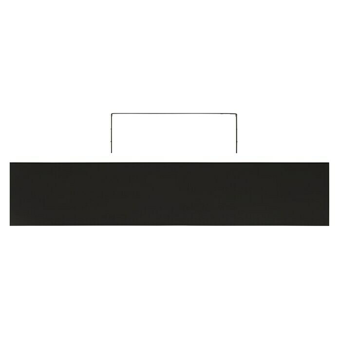 Regalux Zidna polica XL4 (24 x 118 x 3,8 cm, Crna, Opteretivost: 12 kg)