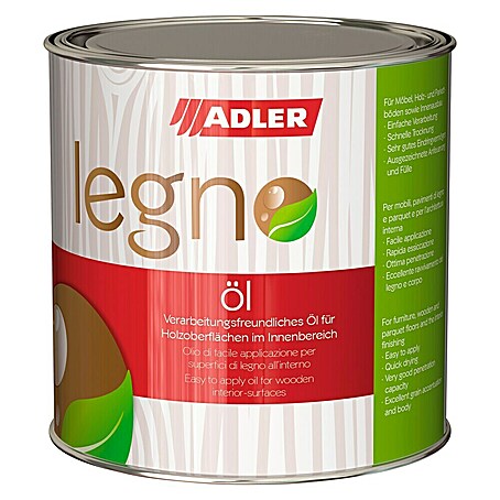 Adler Holzöl Legno (750 ml, Farblos)