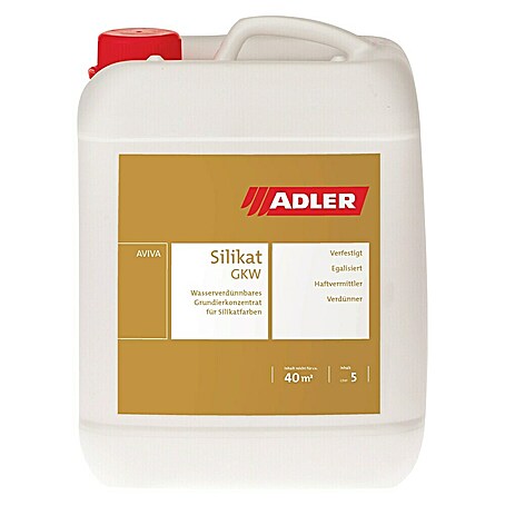 Adler Silikat-Grundierung Aviva (Transparent, 1 l, Gebrauchsfertig)