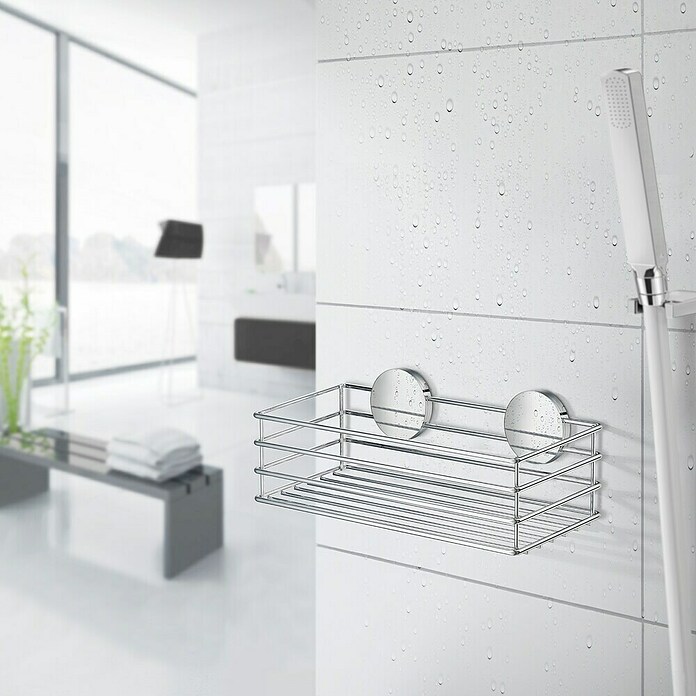 Smedbo Douchekorf B1200 (12 x 25 x 7 cm, RVS, Glanzend) | BAUHAUS