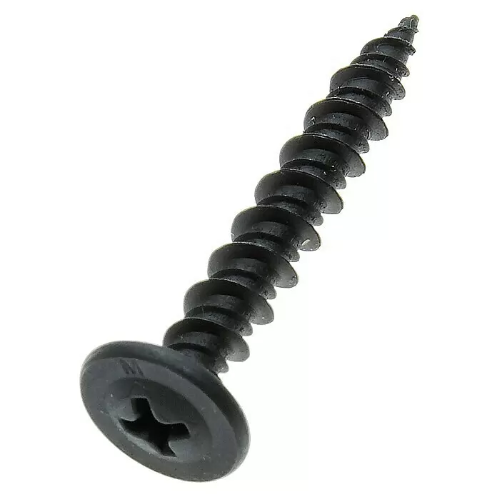Knauf Universalschraube FN - Durchmesser: 4,3 mm, Länge: 35 mm, 500 Stk. - Schwarze Kreuzschlitzschraube mit grobem Gewinde.