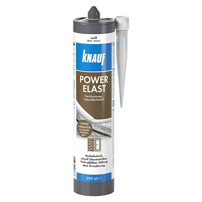 Knauf Dichtstoff Power-Elast (290 ml, Hybrid-Polymer, Weiß)