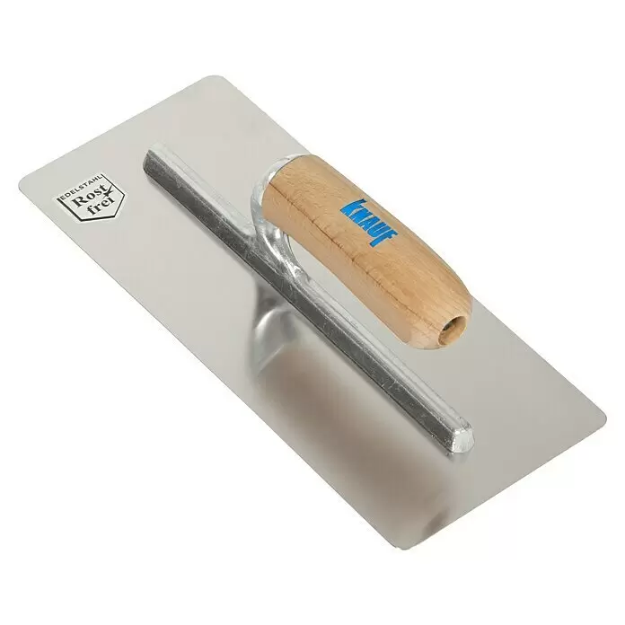 Knauf Glättkelle - 300 mm, Edelstahl - Glättekelle aus Edelstahl mit Holzgriff und KNAUF-Logo.