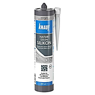 Knauf Naturstein-Silikon (Zementgrau, 300 ml)