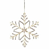 Konstsmide LED-Weihnachtsleuchte Schneeflocke (Außen, Durchmesser: 40 cm, 24-flammig, Warmweiß, Batteriebetrieben)