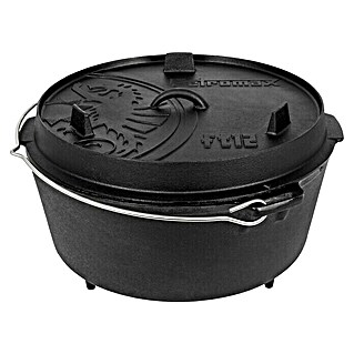 Petromax Dutch Oven (Ø x H: 42 x 24 cm, Gusseisen, 10,8 l, Mit Füßen)