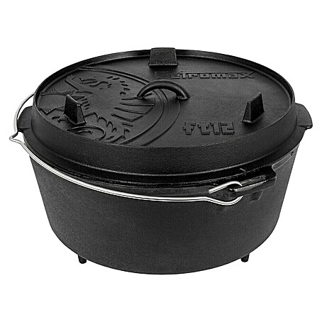 Petromax Olla de hierro (Ø x Al: 42 x 24 cm, Hierro fundido, 10,8 l, Con patas)