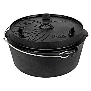 Petromax Dutch Oven (Ø x H: 42 x 20 cm, Gusseisen, 10,8 l, Planer Boden)