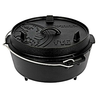 Petromax Dutch Oven (Ø x H: 36,4 x 20 cm, Gusseisen, 5,5 l, Mit Füßen)