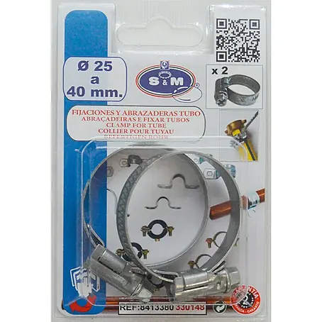 Abrazadera para manguera 9 mm