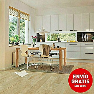 Mesa de conjunto Aspen (L x An x Al: 180 x 80 x 70 cm, Madera, Roble)