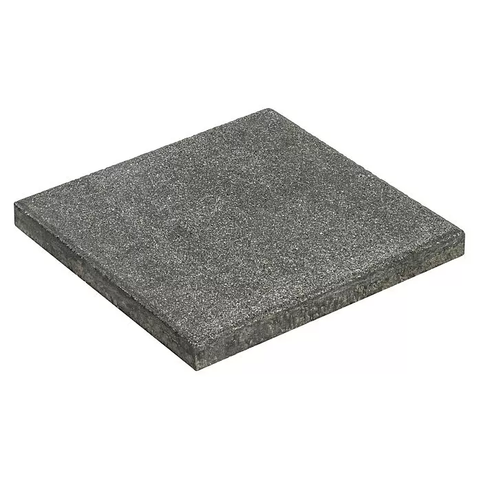 Diephaus Terrassenplatte Norman - 40 x 40 x 4 cm, Anthrazit, Beton - Graue Beton-Pflasterplatte mit texturierter Oberfläche für den Außenbereich.