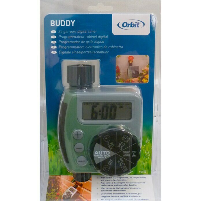 Orbit Programador de riego Orbit Buddy (Tiempo de riego 1 min 240