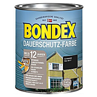 Bondex Dauerschutzfarbe (Schwarz, 750 ml)
