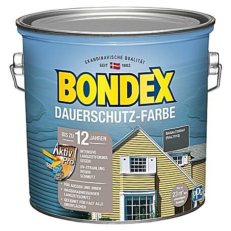 Bondex Dauerschutzfarbe (Basaltgrau, 2,5 l)