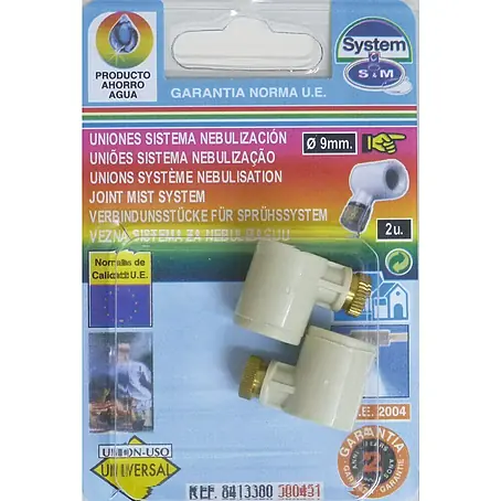 Tobera nebulización con cabezal
