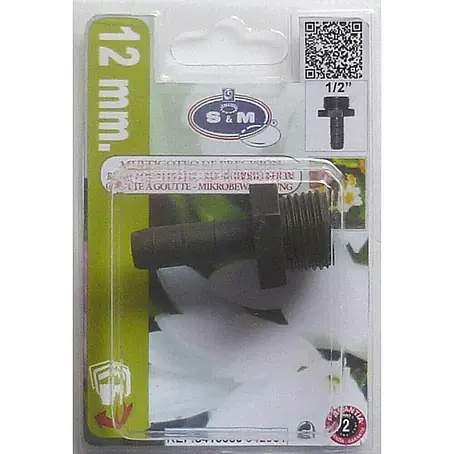 Conector para manguera goteo Macho