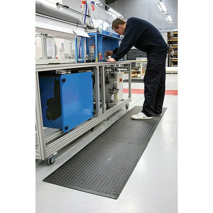 Coba Anti-Ermüdungsmatte Bubblemat Nitril Mittelelement - 90 x 60 cm, Passend für: Coba Bubblemat Nitrile Endelement 28976529 - Ergonomische Antirutschmatte für den Arbeitsplatz mit Noppenstruktur, die Komfort und Sicherheit bietet.