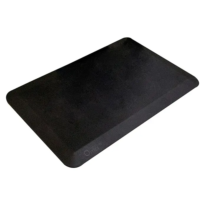 Coba Anti-Ermüdungsmatte Orthomat®-Office - 80 x 50 cm, Schwarz - Schwarze Stehmatte für Komfort und Unterstützung im Büro, ideal für lange Arbeitstage im Stehen.