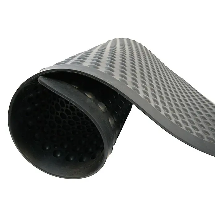 Coba Anti-Ermüdungsmatte Bubblemat Nitril90 x 60 cm, Passend für: Coba Bubblemat Nitrile Mittelelement 28638607 - Gerollte, schwarze Badewannenmatte mit Saugnäpfen für sicheren Halt. Rutschfestigkeit und Komfort für jedes Badezimmer.