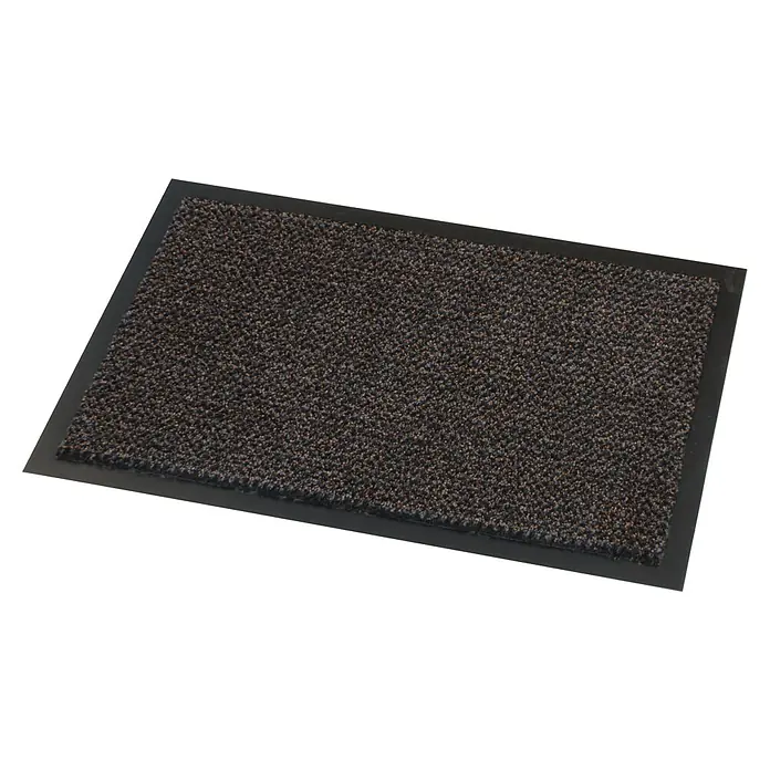 Coba Schmutzfangmatte Cosmo - Braun, 150 x 90 cm - Braune Fußmatte mit einem dunklen Rahmen, ideal zum Sauberhalten von Böden und als dekoratives Element im Eingangsbereich.