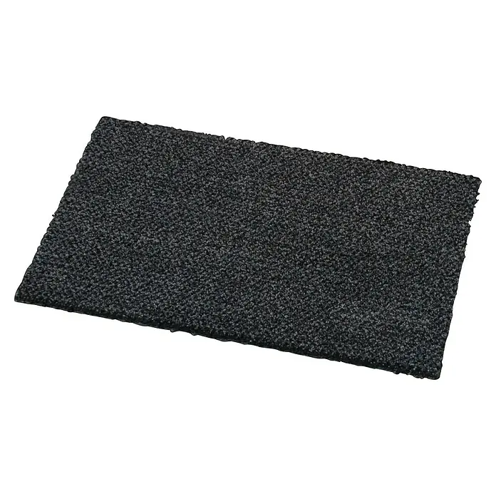 Coba Schmutzfangmatte Cosmo - Schwarz, 150 x 90 cm - Graue Fußmatte mit Textur für den Innenbereich, ideal für Eingänge oder Badezimmer, um Schmutz und Feuchtigkeit aufzufangen.